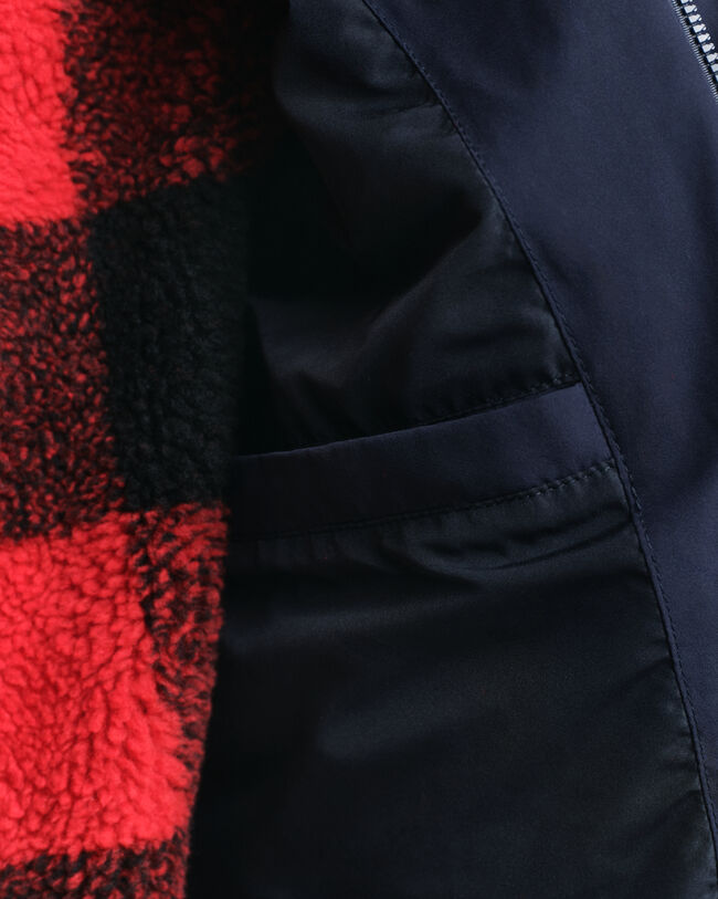 Wattierter Kurzmantel