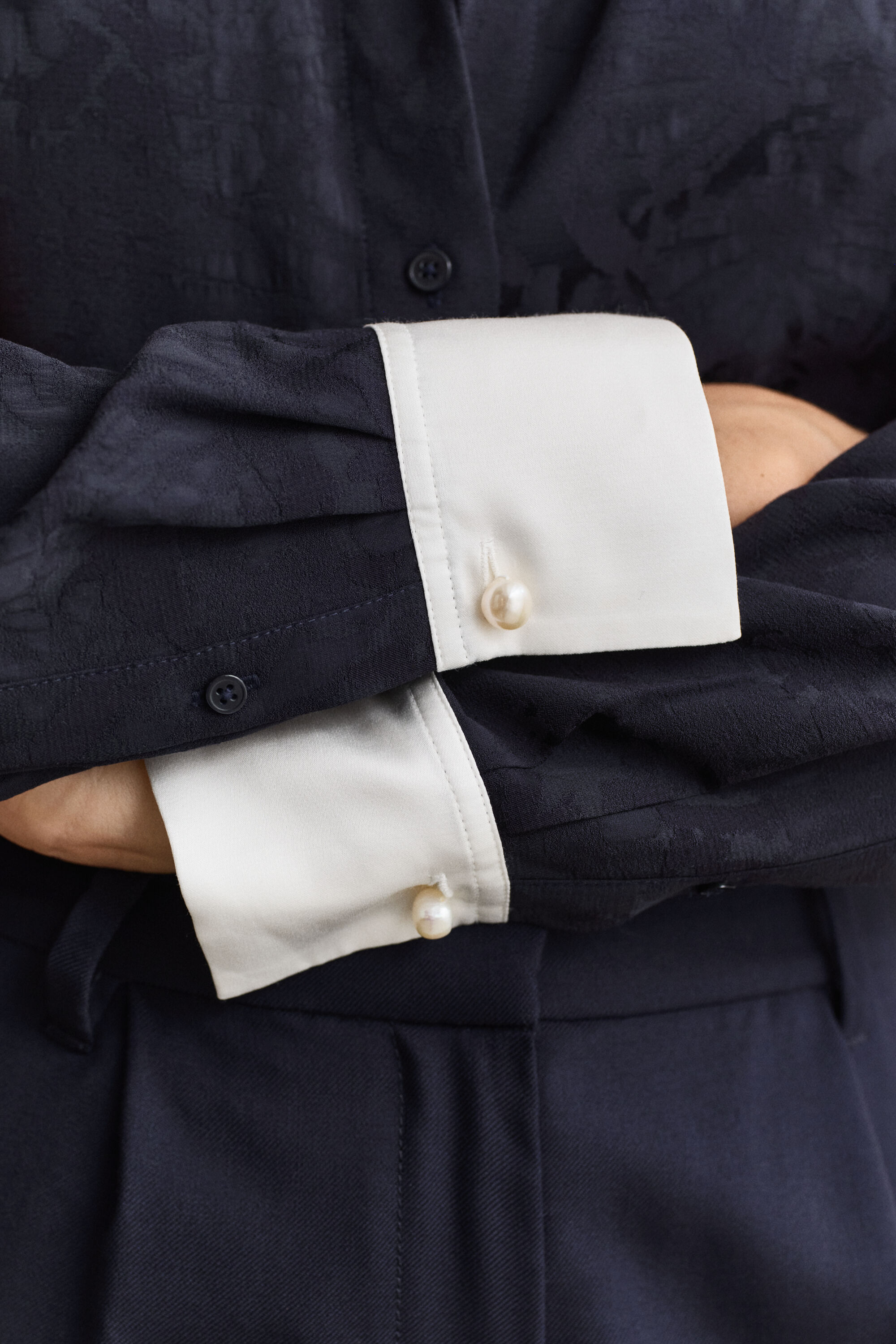 Jacquard-Hemd