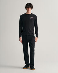 Slim Fit Flanellhose