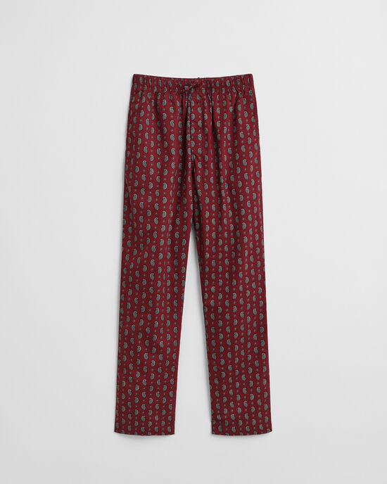 Flanell-Pyjamahose mit Paisley-Muster