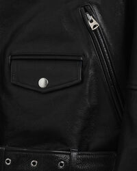 Bikerjacke aus Leder