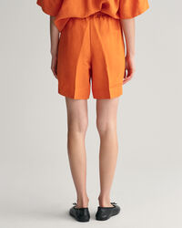 Relaxed Fit Leinenmix Pull-On Shorts