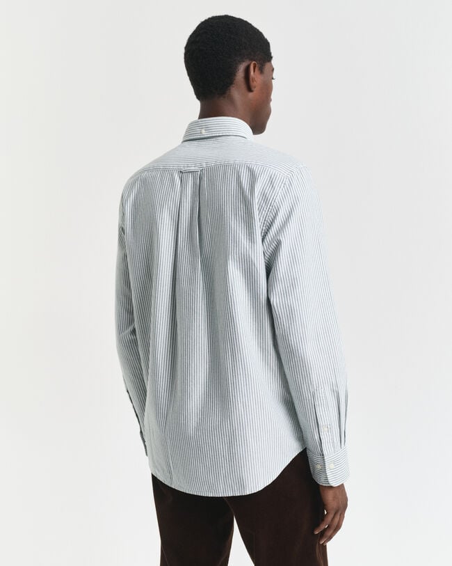 Regular Fit Banker Stripe Classic Oxford-Hemd