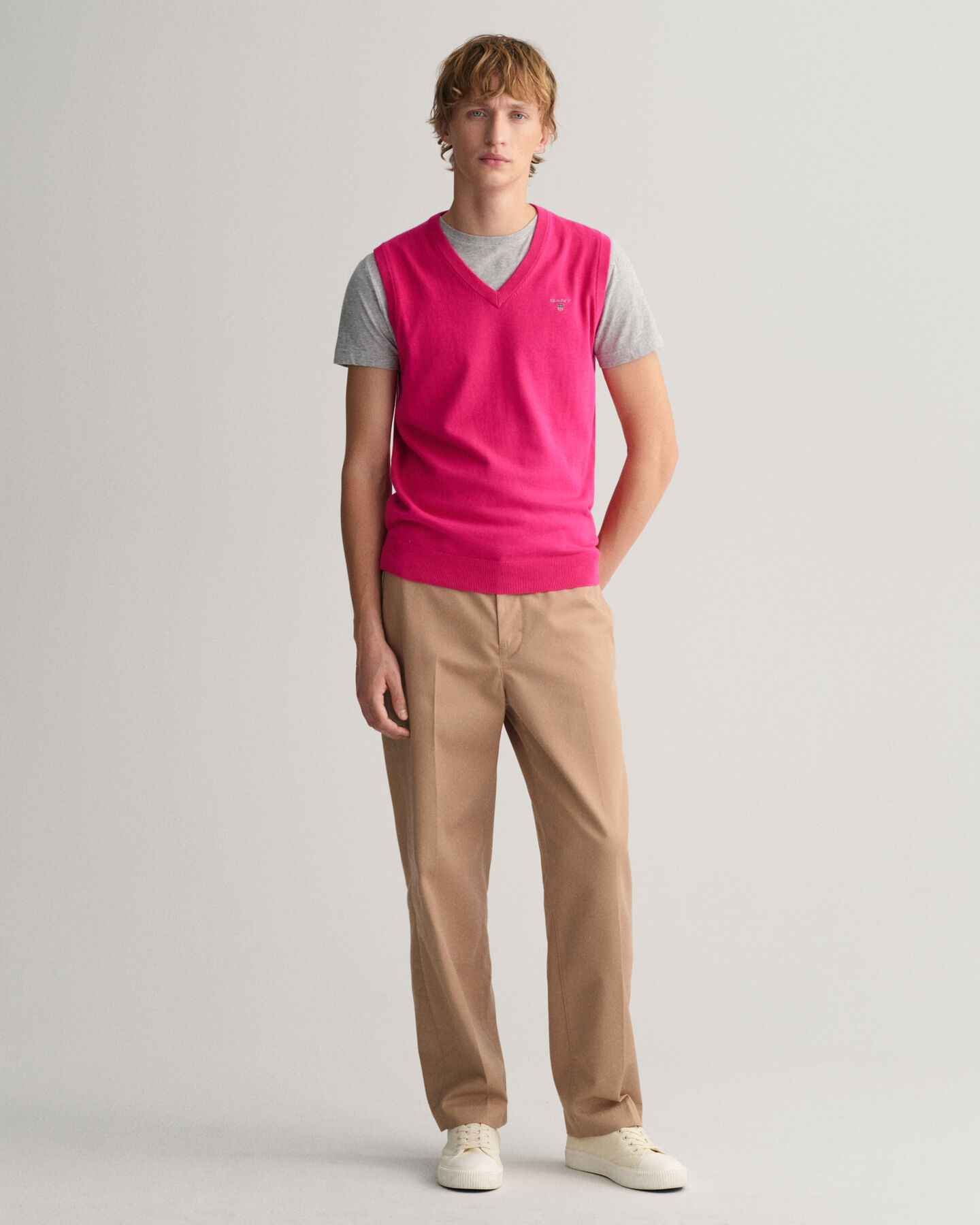 Classic Pullunder aus Baumwolle