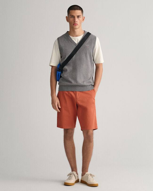 Relaxed Fit Twill Shorts
