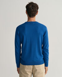 Classic Rundhalspullover aus Baumwolle