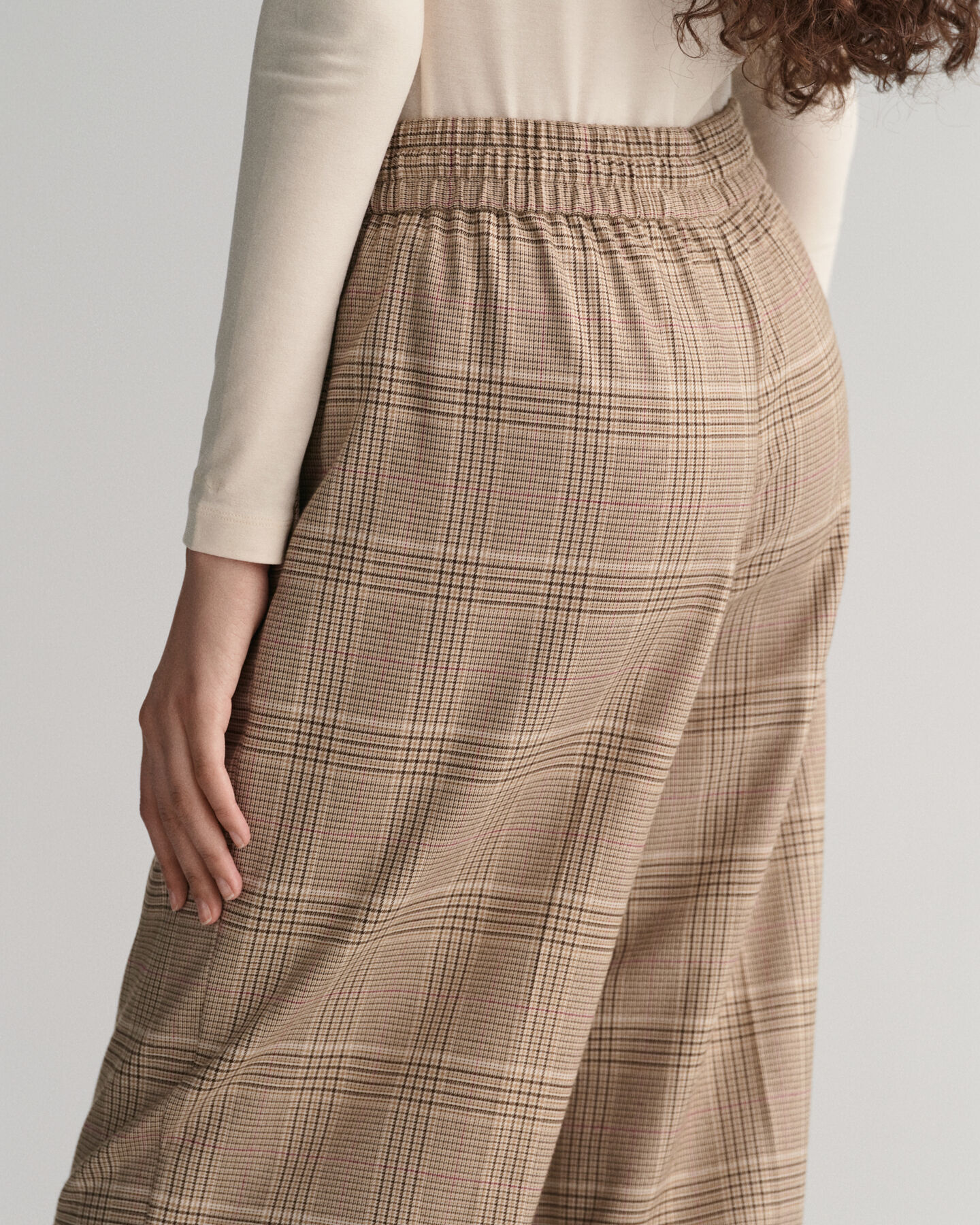 Relaxed Fit Pull-On Hose mit Karomuster