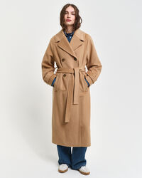 Trenchcoat aus Wolle