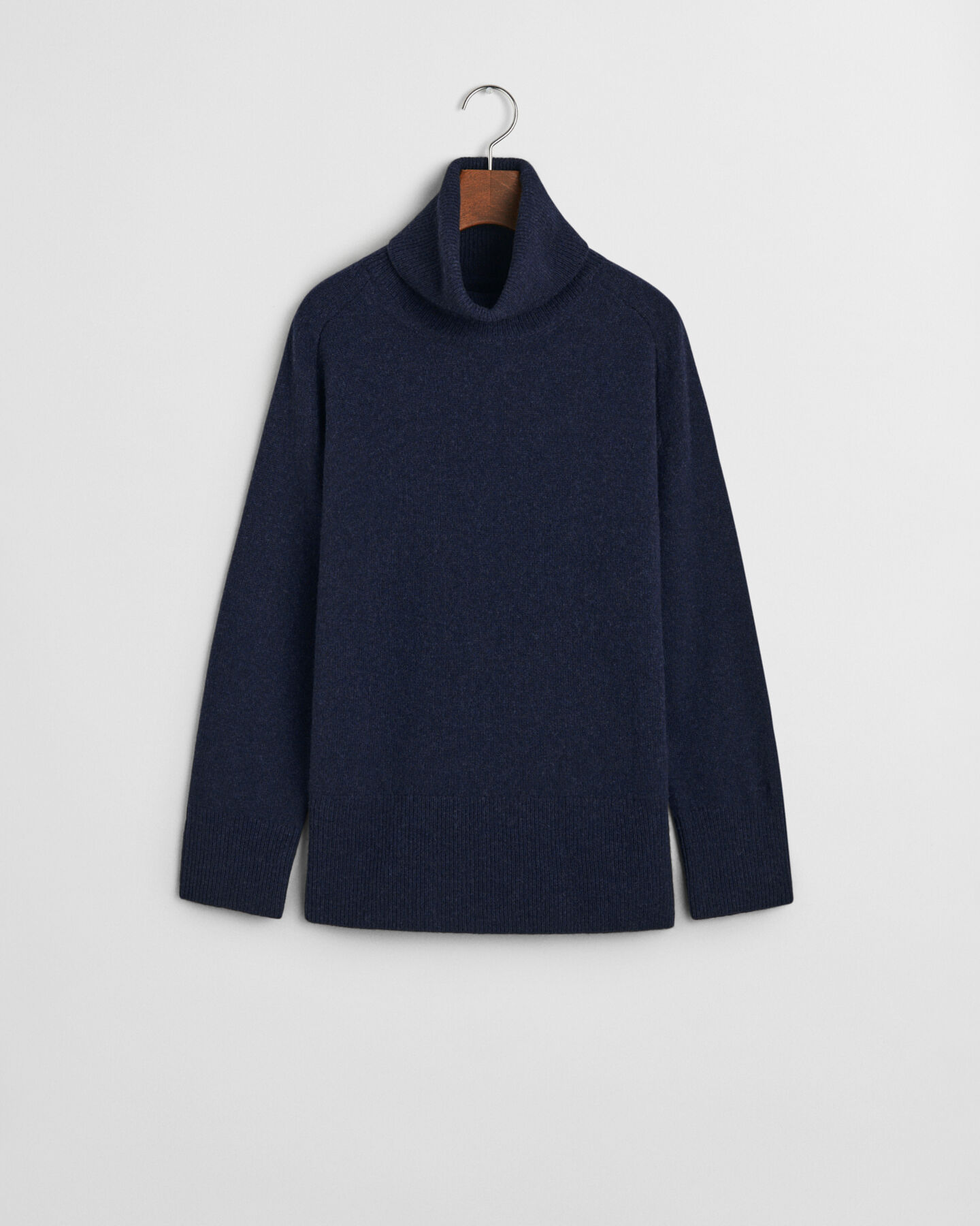 Herringbone Rollkragenpullover mit Detail