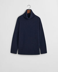 Herringbone Rollkragenpullover mit Detail