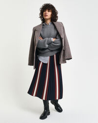 Gestreifter Faltenrock