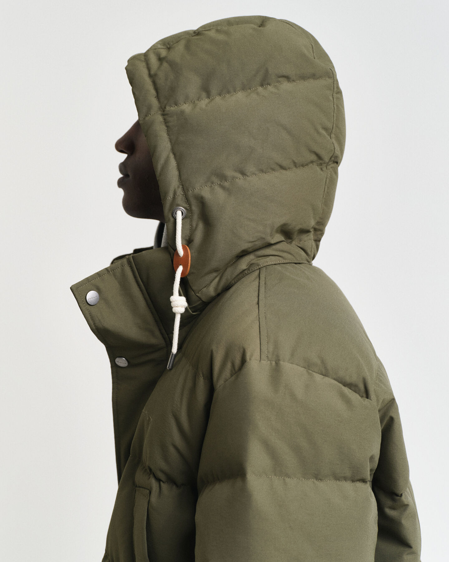 Heavy Mittellange Daunenjacke