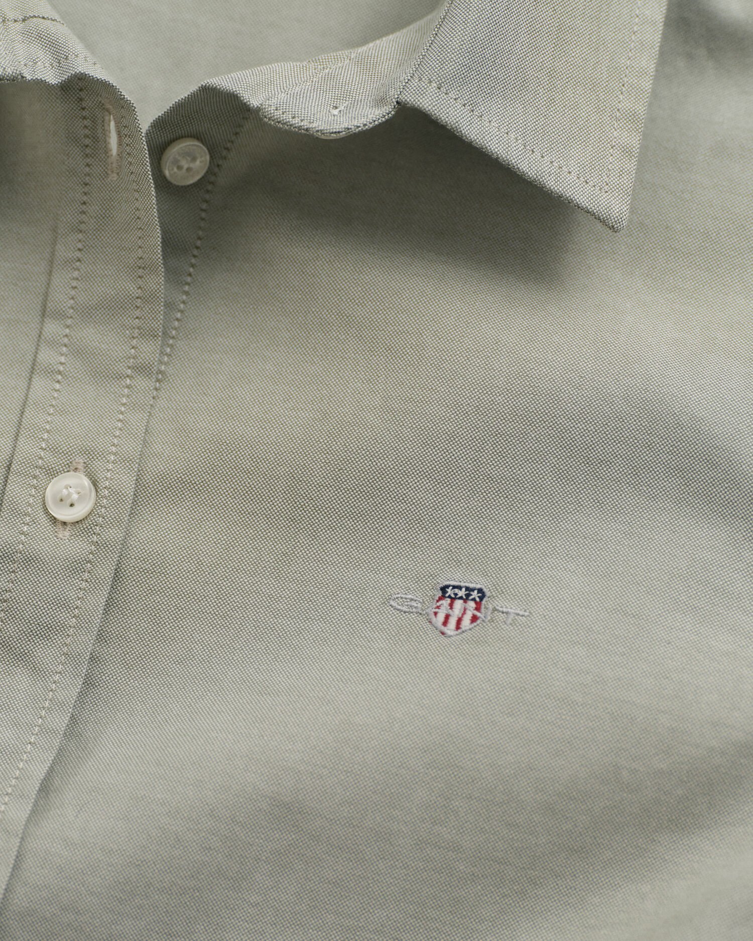 Stretch Oxford-Bluse