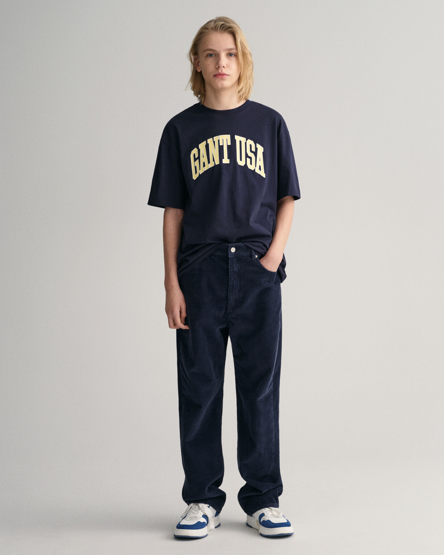 Teen Boys Loose Fit Cordhose