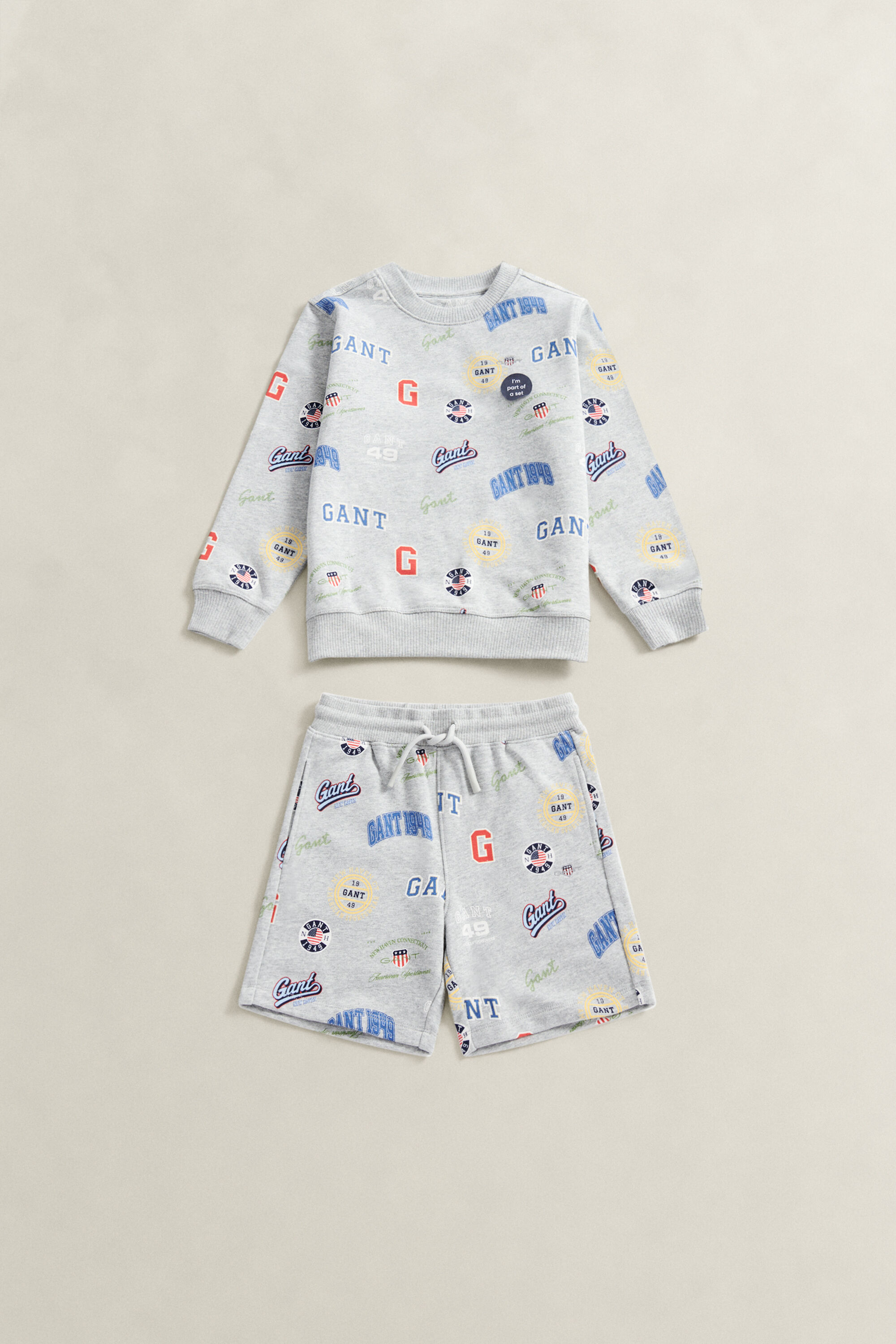 Boys Sweatshirt und Sweatshorts mit Print