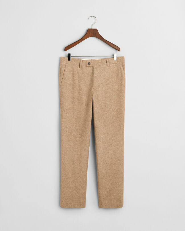 Slim Fit Herringbone Anzughose