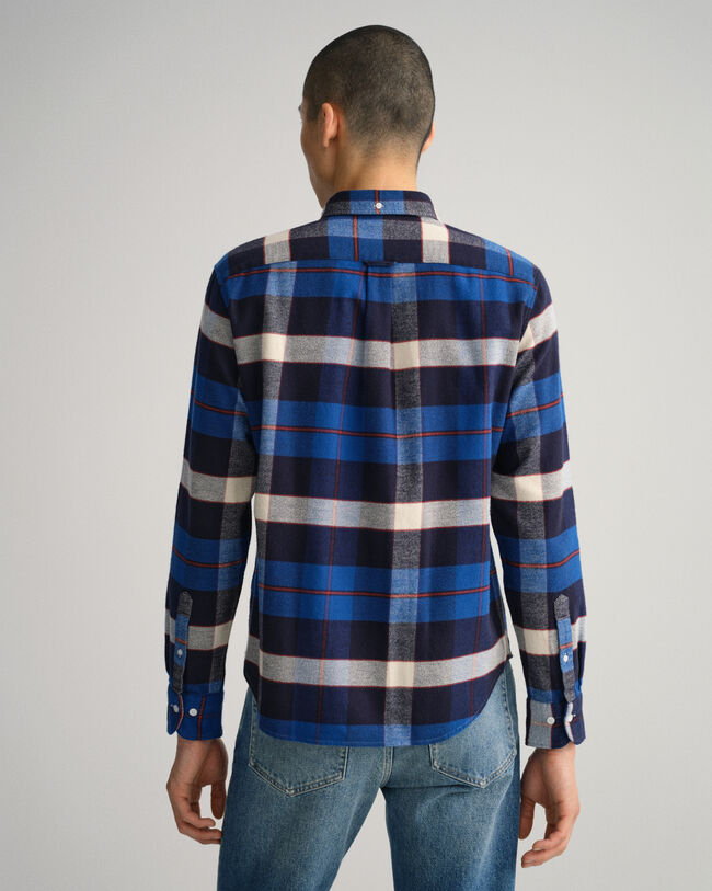 Regular Fit Flanellhemd mit Tartan-Muster