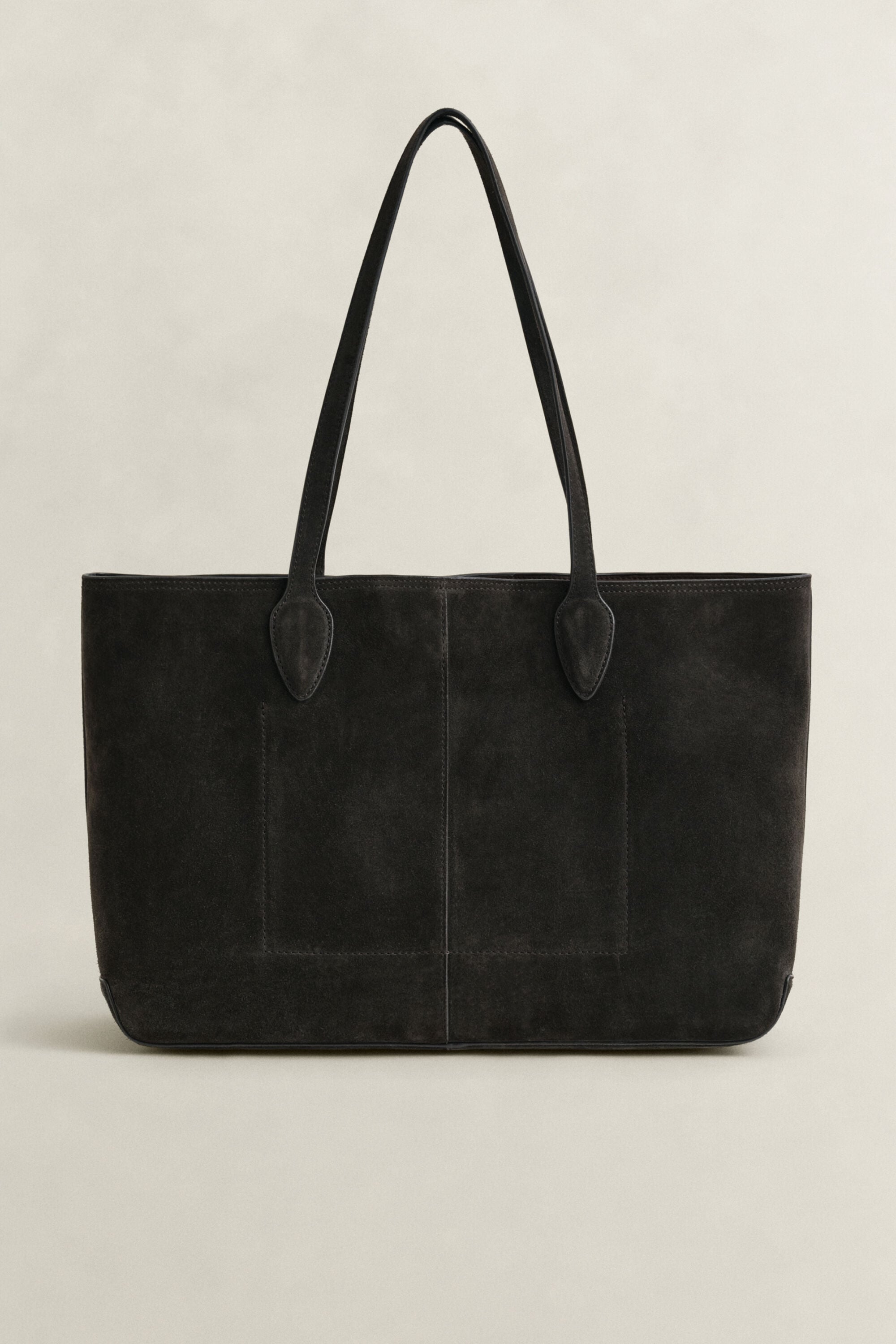 Tragetasche aus Veloursleder