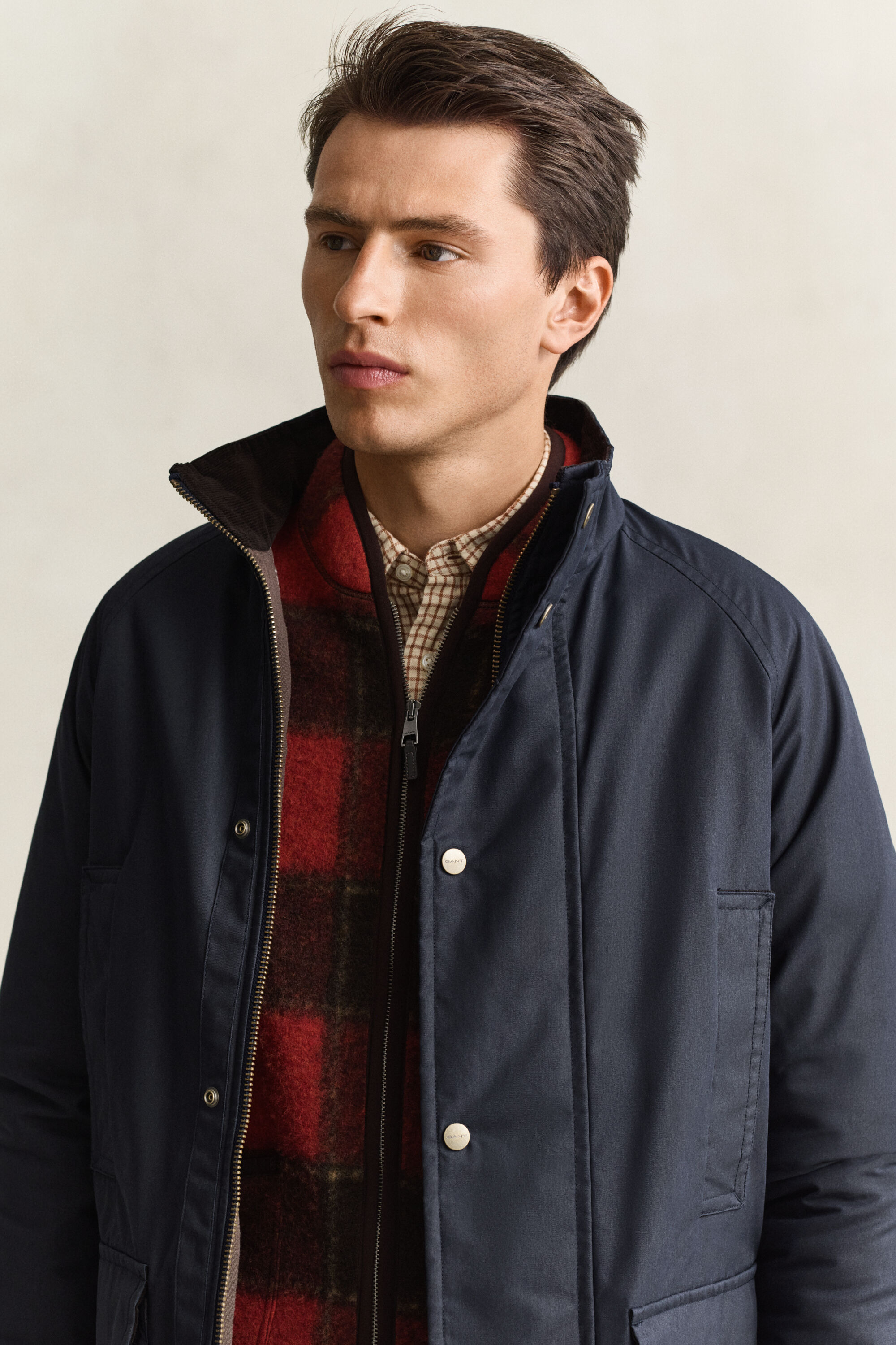 Gewachste Double Decker Jacke