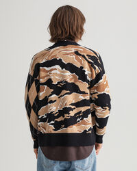 Tiger Camo Strickjacke