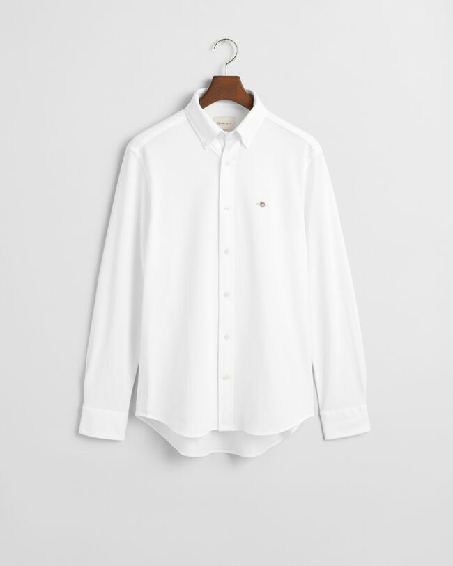 Regular Fit Jersey Piqué Hemd