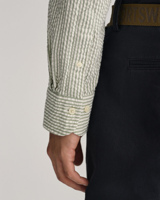 Regular Fit Seersucker Hemd