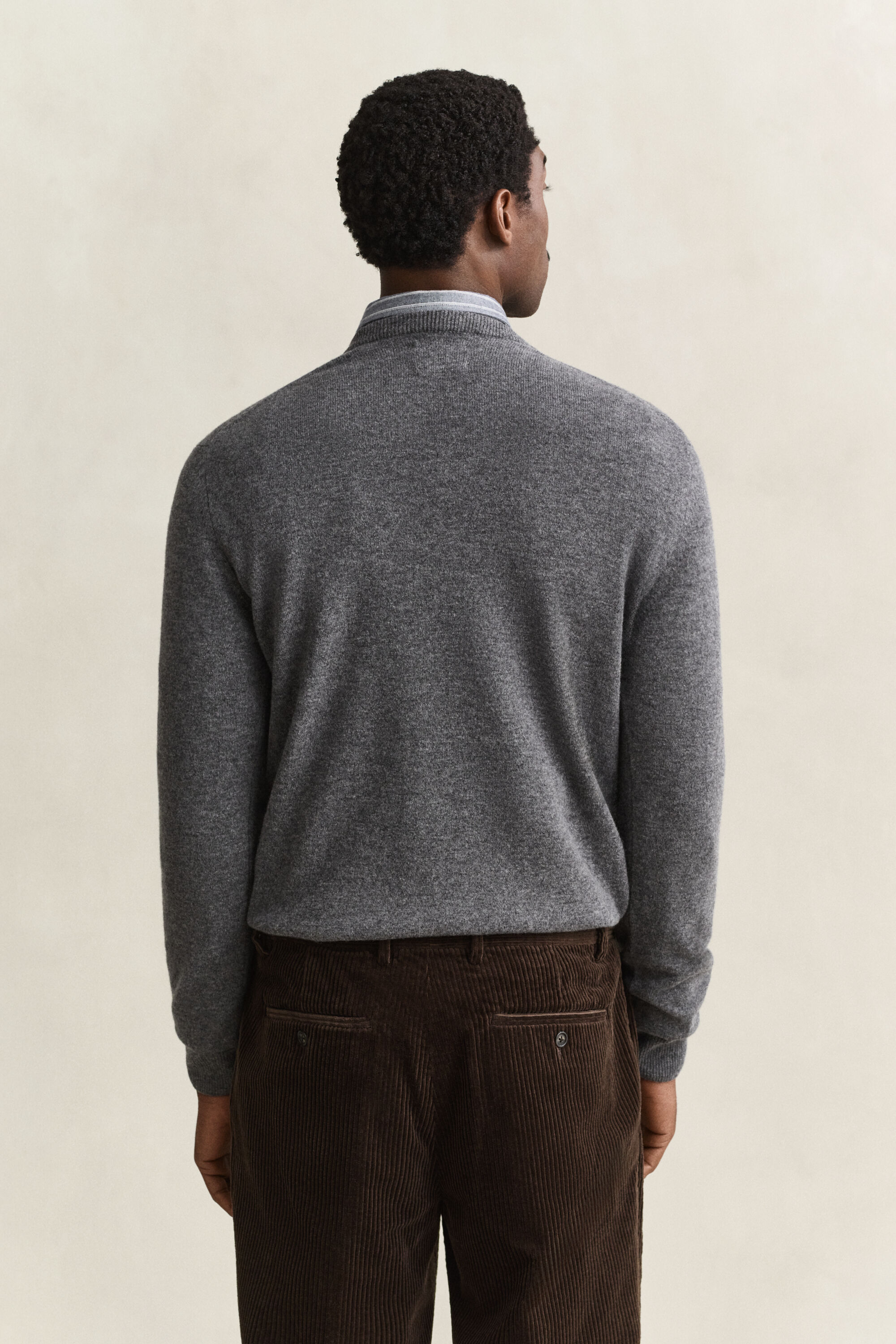 V-Neck Pullover aus Lambswool