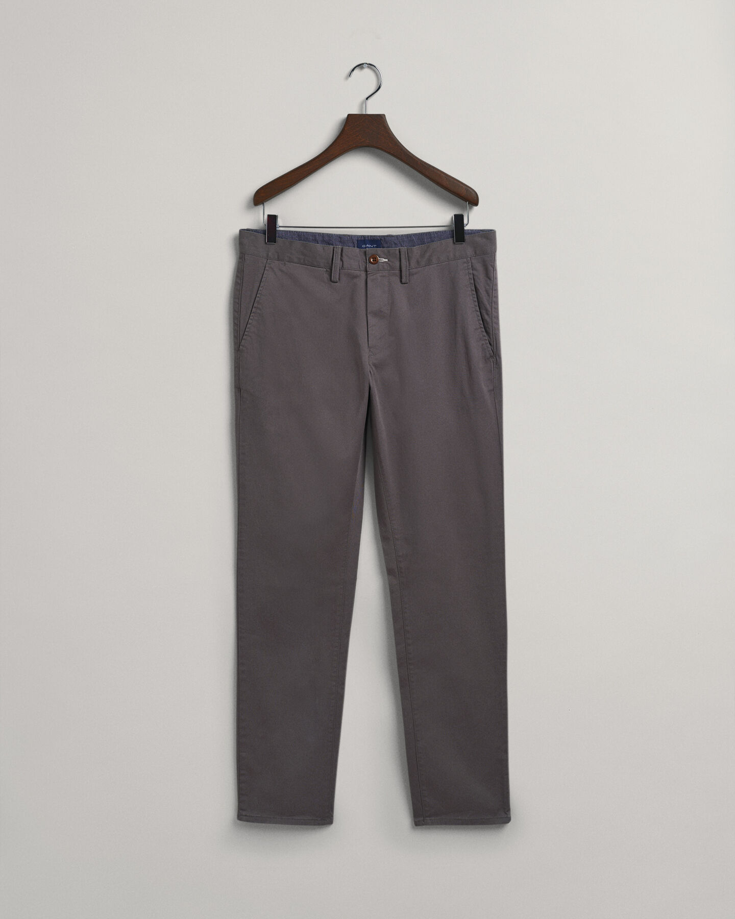 Hallden Slim Fit Twill Chinohose