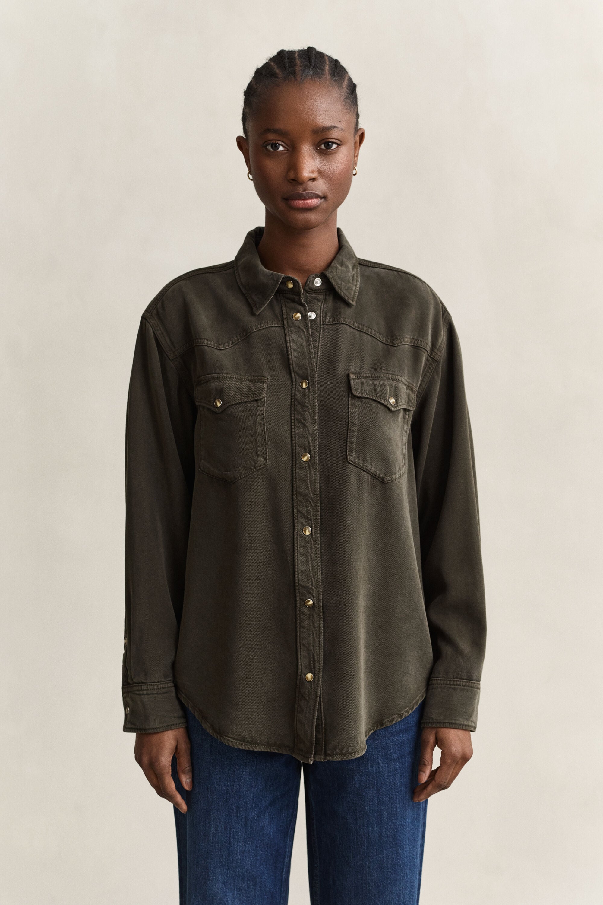 Ranger Bluse aus Denim-Twill