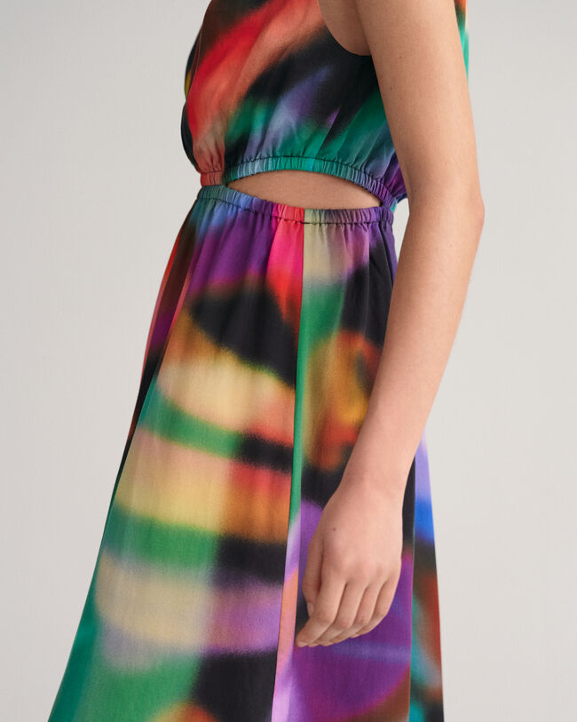 &Auml;rmelloses Kleid mit Blumen-Print