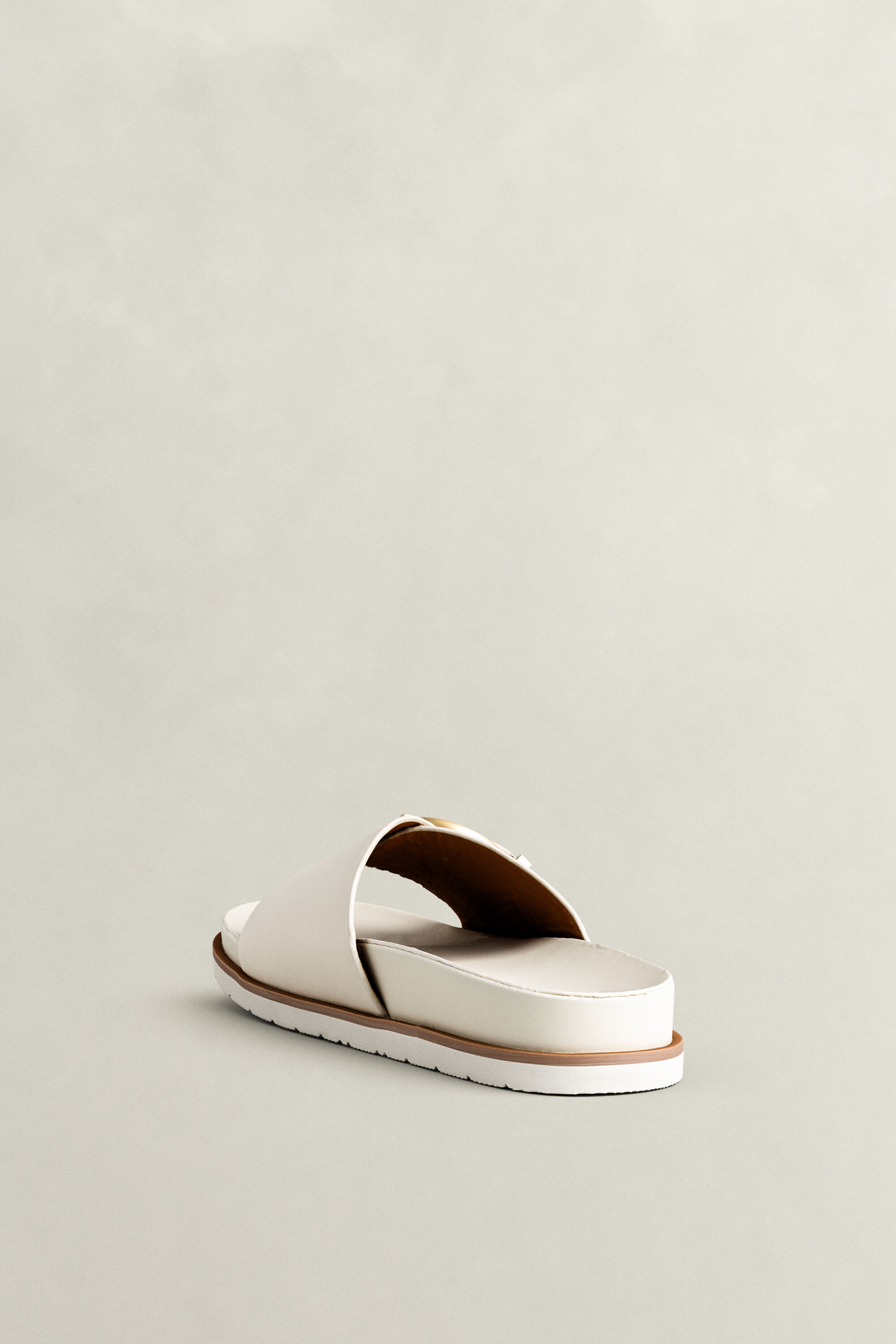 Mardale Ledersandale — IVORY WHITE