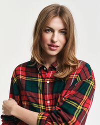 Relaxed Fit Tartan Twillhemd