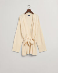 Lounge Wickelstrickjacke