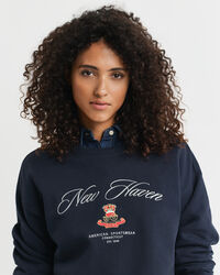 Crest Graphic Rundhals-Sweatshirt