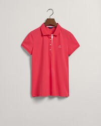 Piqu&eacute; Poloshirt mit Kontrastkragen