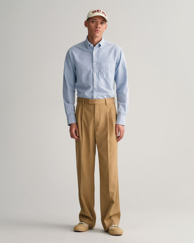 Geb&uuml;rstetes Regular Fit Oxford-Hemd