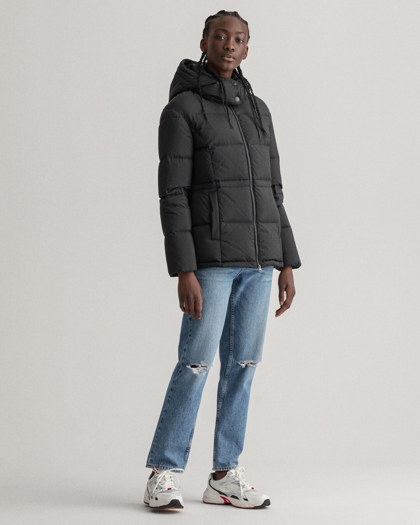 Mittellange Daunenjacke