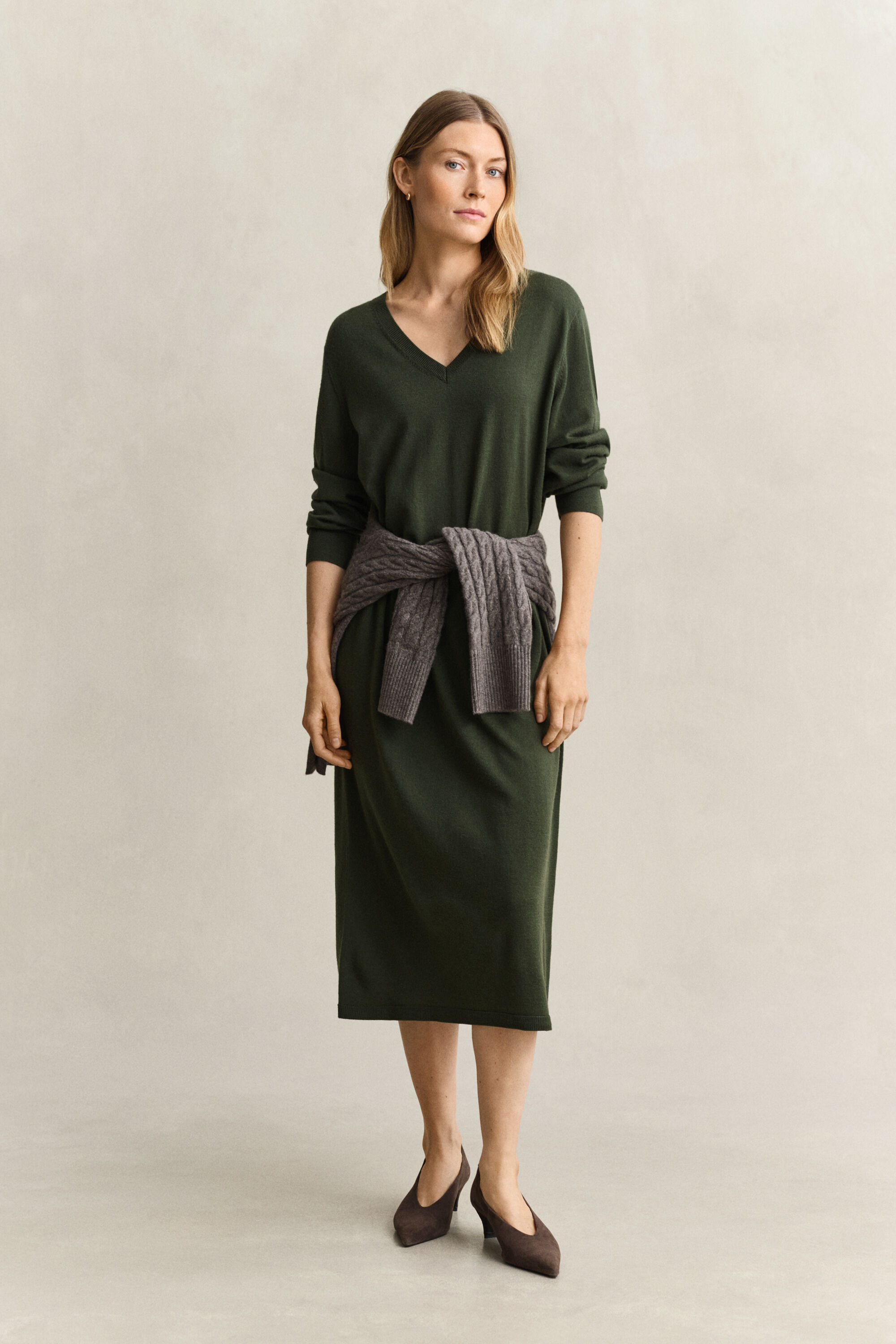Kleid aus extrafeiner Merinowolle