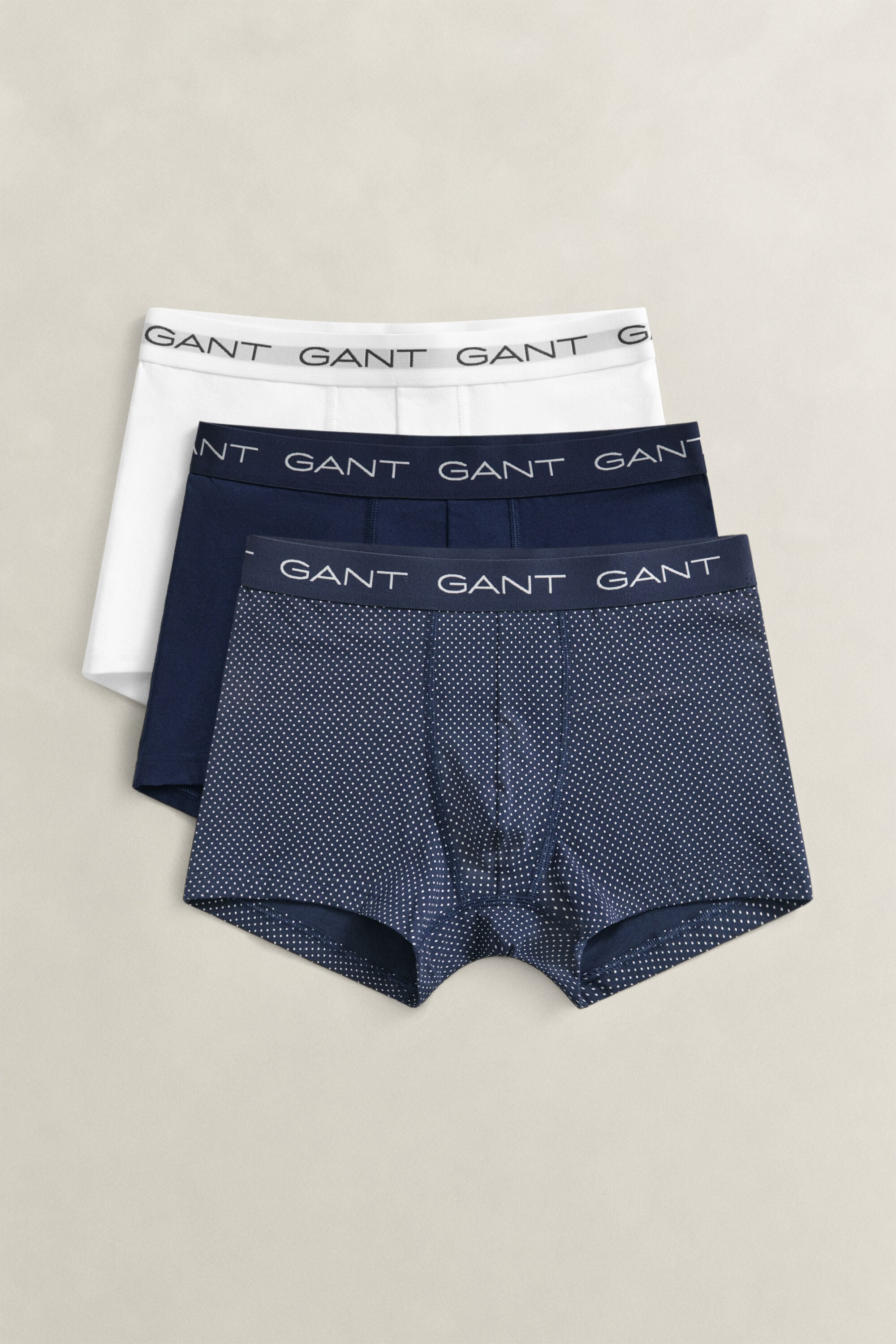 3er-Pack Boxershorts mit Punktmuster