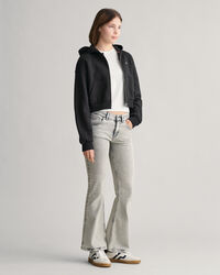 Teen Girls Verk&uuml;rzte Shield Sweatjacke