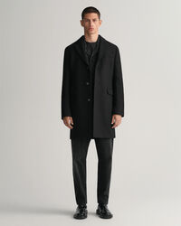 Tailored Fit Klassischer Woll Topcoat