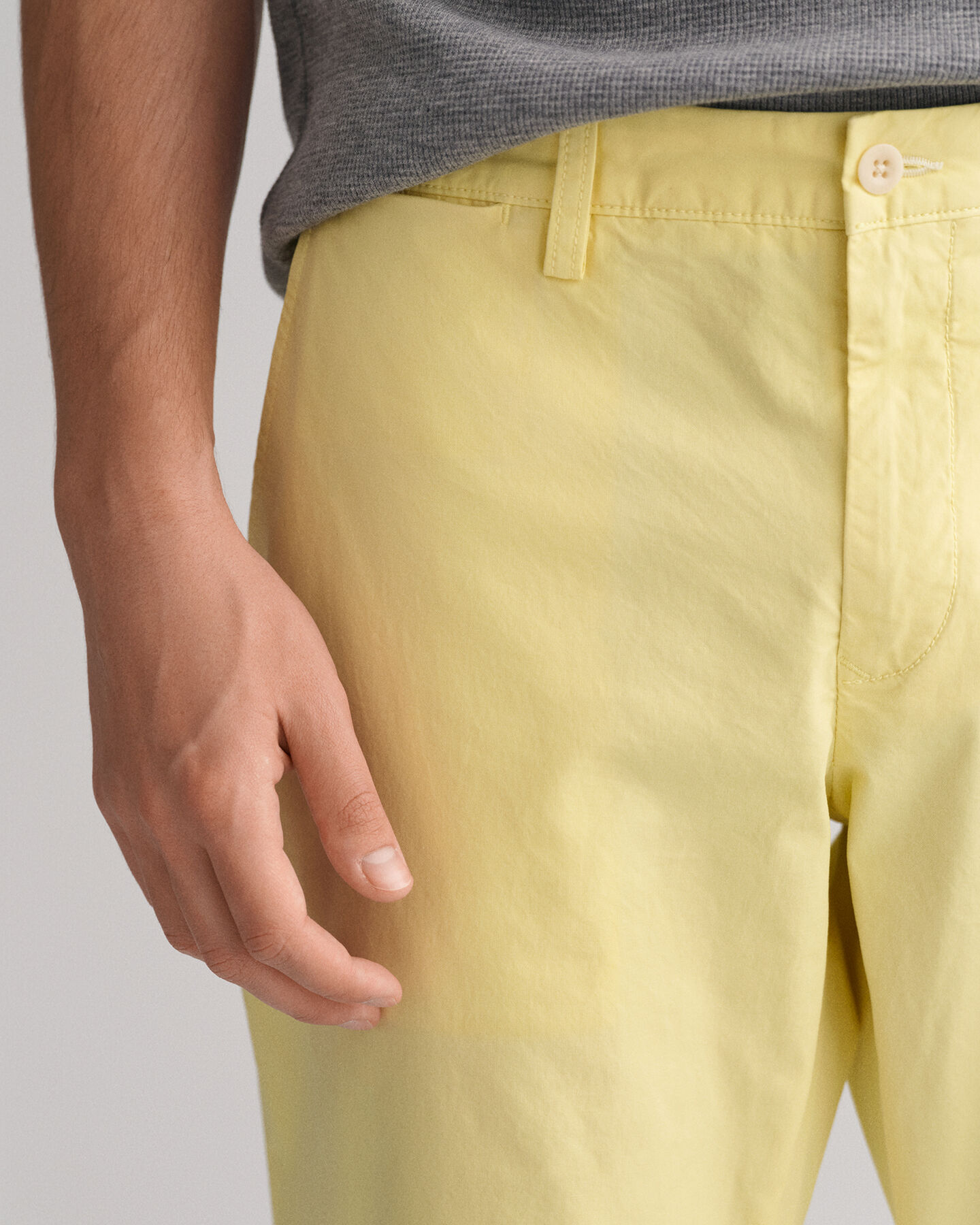 Hallden Slim Fit Sunfaded Chinohose