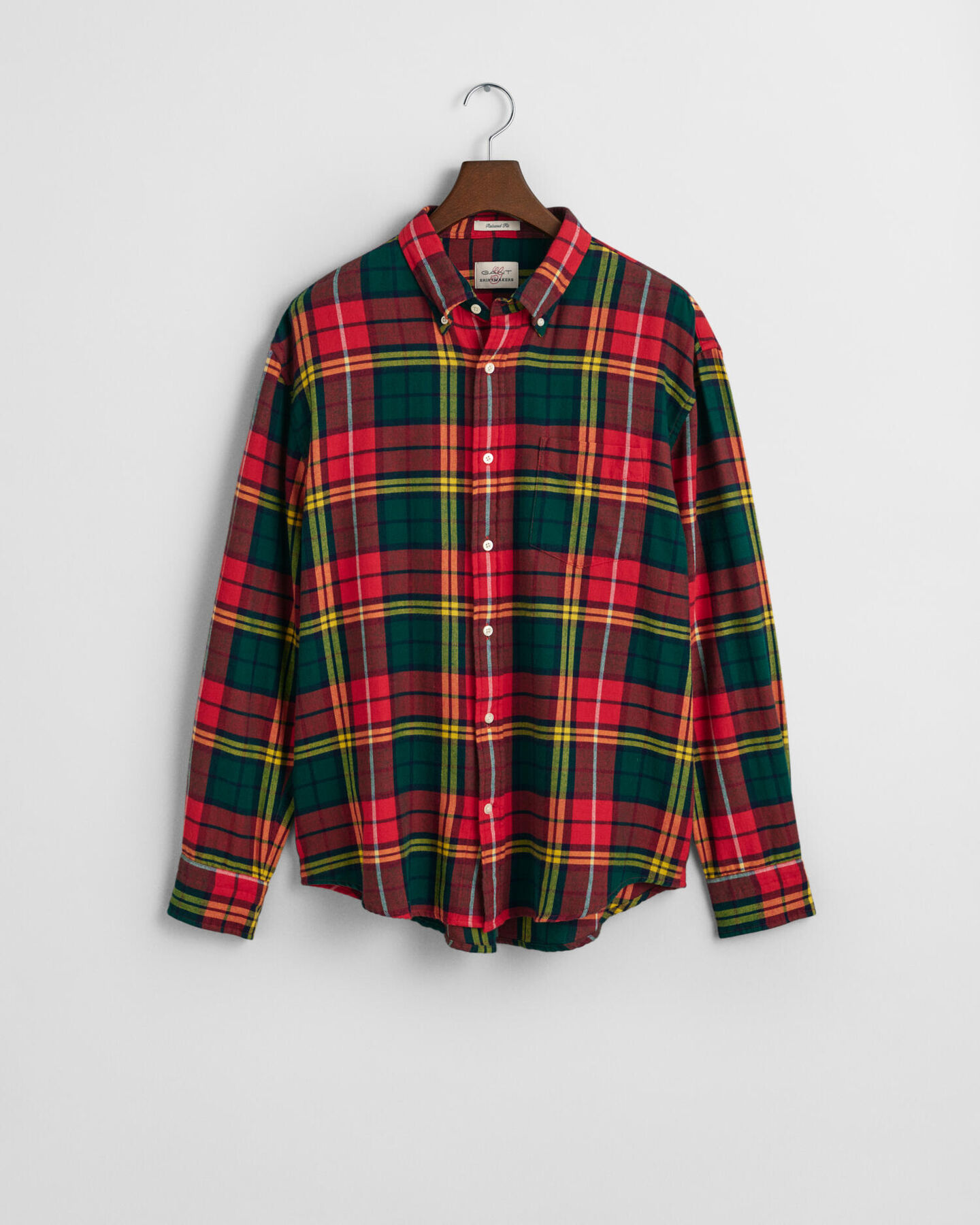 Relaxed Fit Tartan Twillhemd