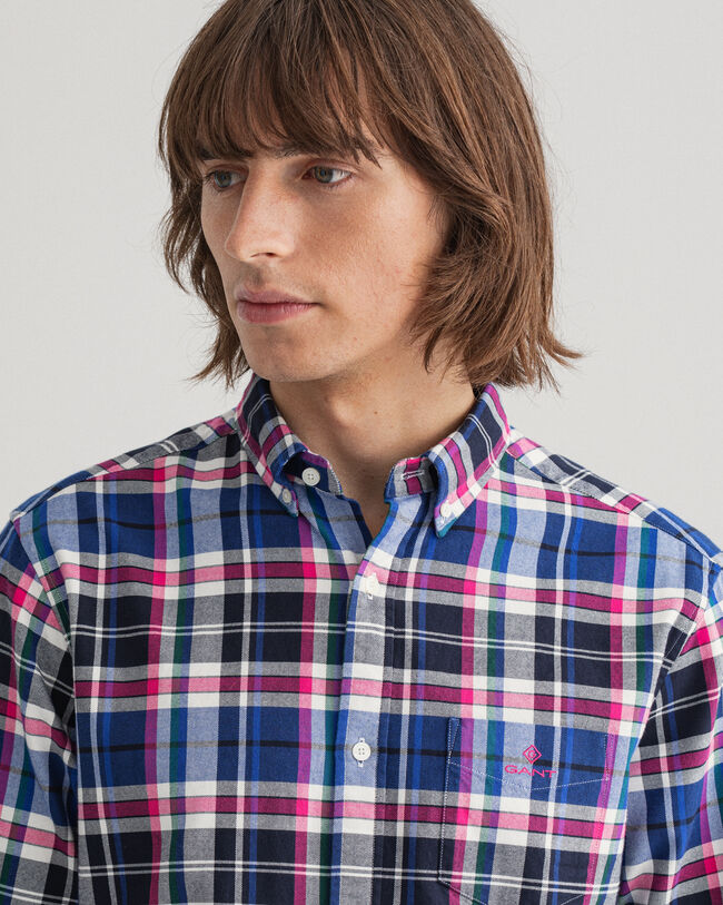 Regular Fit Oxford-Hemd mit Karomuster