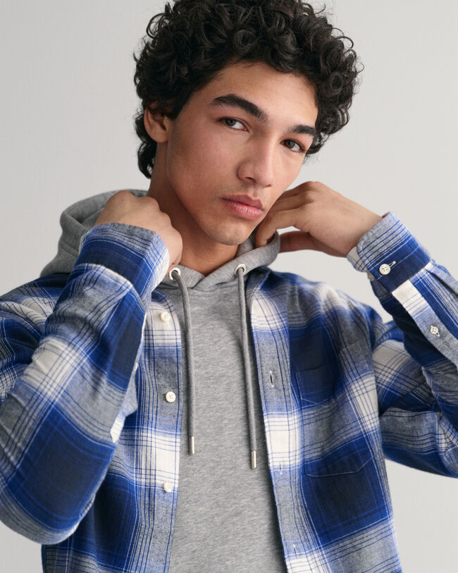 Shadow Regular Fit Flanellhemd mit Karomuster