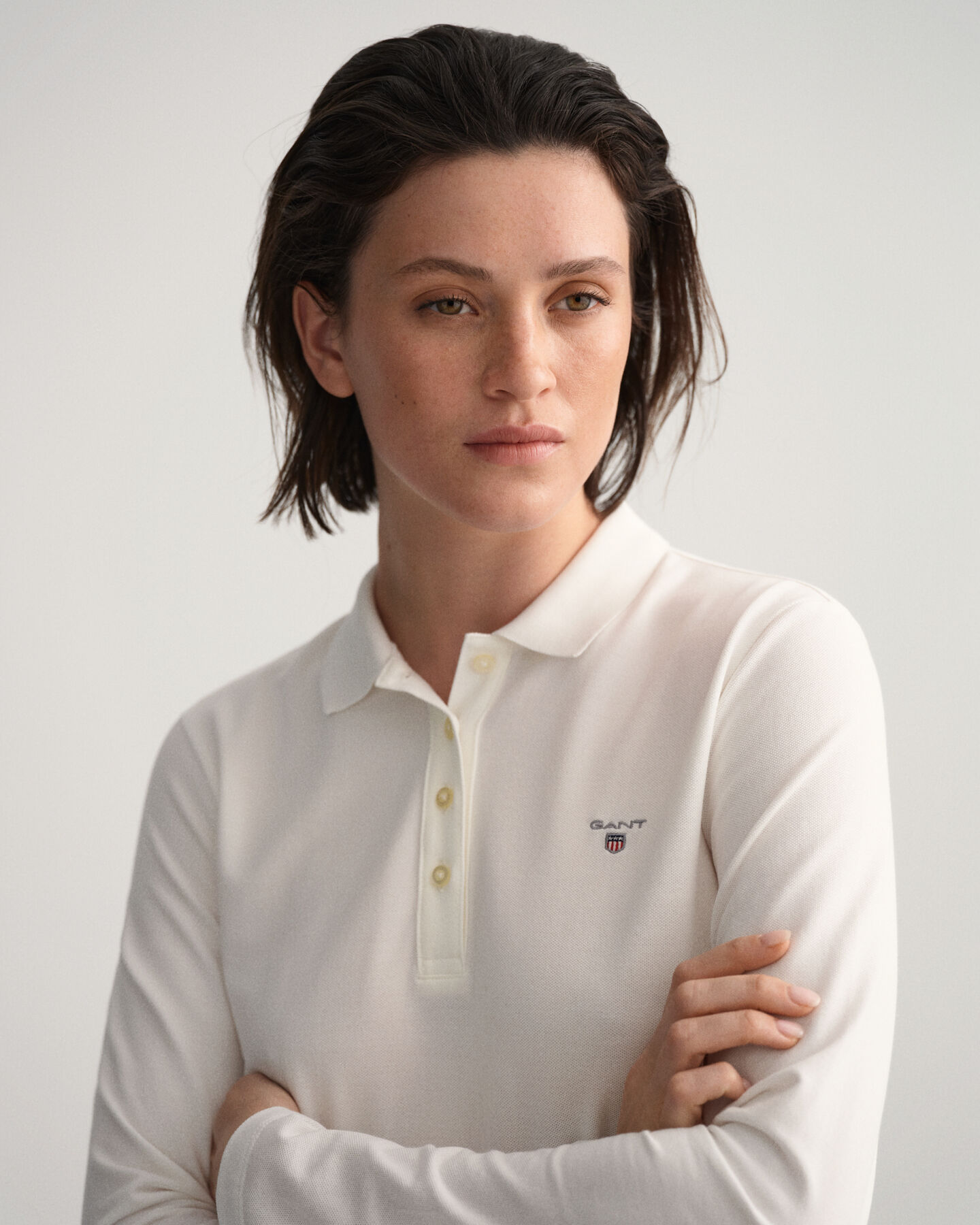 Original Piqué Langarm-Poloshirt