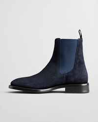 Fayy Chelsea Boot aus Veloursleder