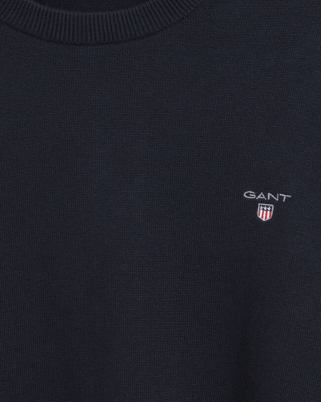 Classic Rundhalspullover aus Baumwolle