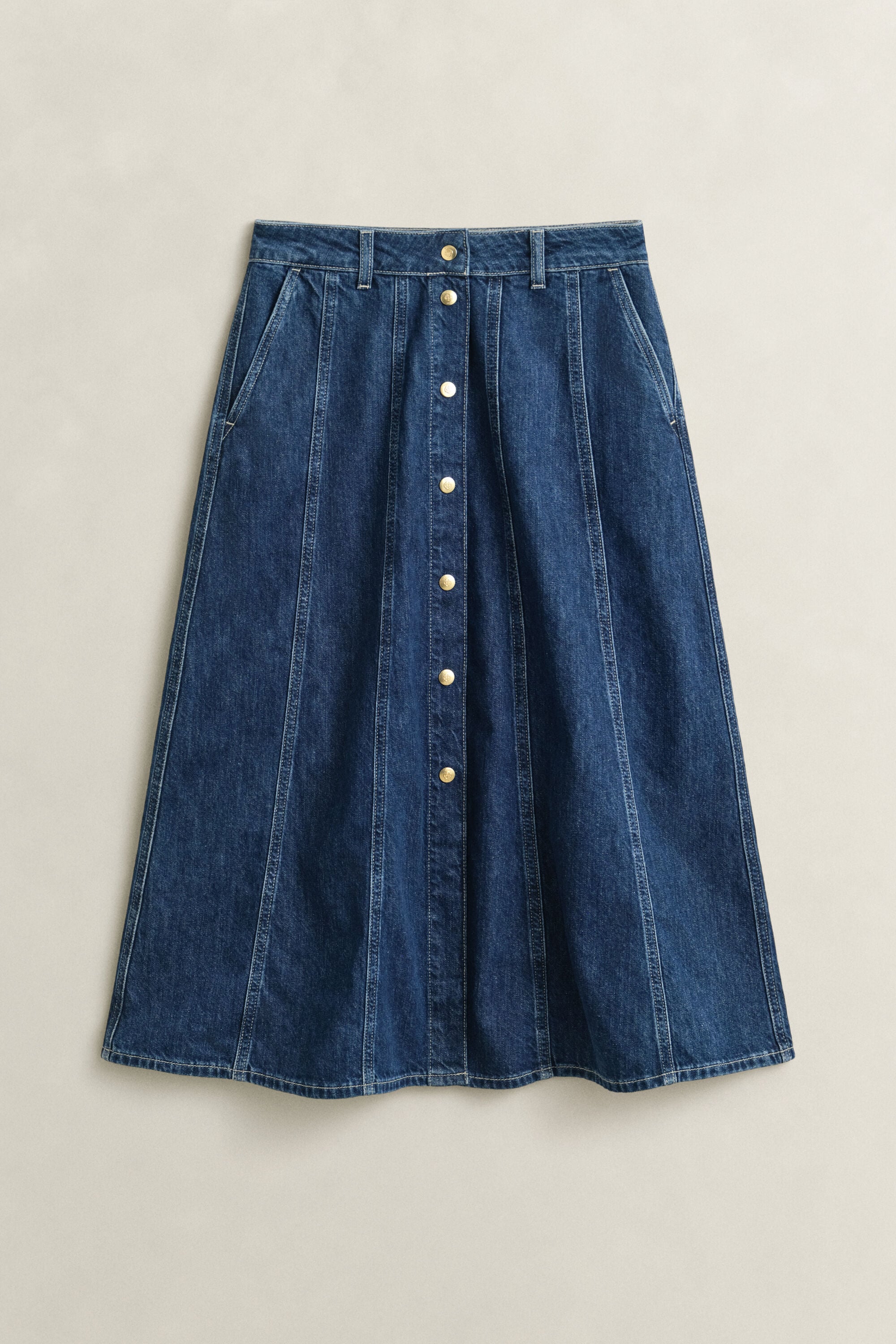 Ausgestellter Jeansrock