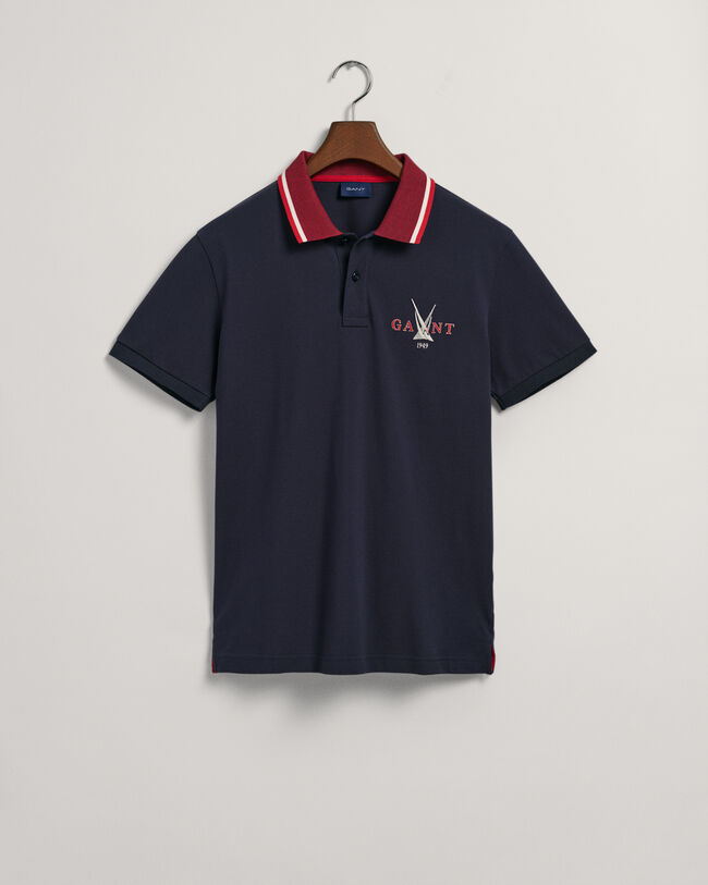 Sail Graphic Piqu&eacute; Poloshirt